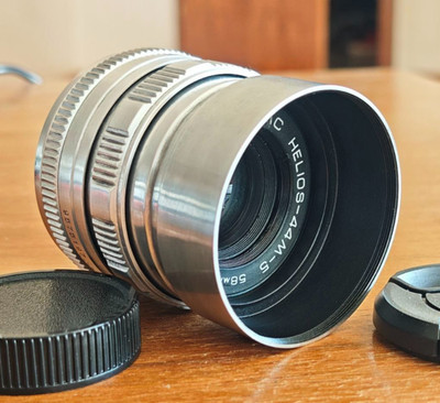 Helios 44 Photo Lens Silver 2/58 mm mount M42