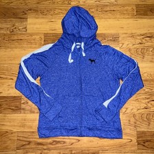 PINK Royal Blue Lightweight Zip Up Hooded Jacket