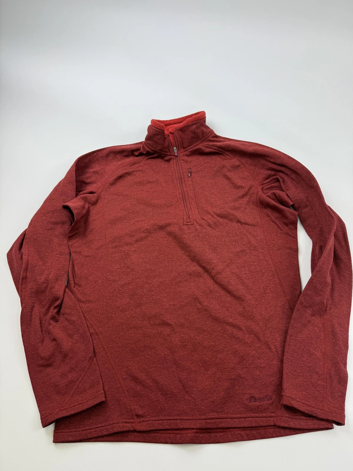 Patagonia Pullover Mens Medium Red Capilene 1/4 Zip Performance Baselayer Top
Opens in a new window