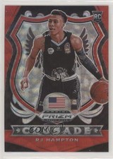2020-21 Panini Prizm Draft Picks Crusade Ruby Wave Prizm RJ Hampton #93 0f52