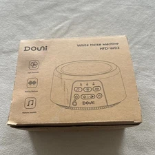Douni HFD-W03 White Noise Sleep Sound Machine w/ Soothing Sounds Tested.