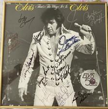 Elvis Presley Band and Backing Singers ORIGINAL in-person AUTOGRAPHS