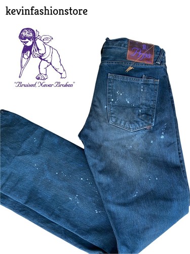 PRPS Men's Distressed Denim Barracuda 