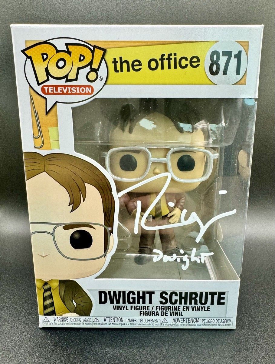 Rainn Wilson autographed signed Funko Pop The Office JSA COA Rainn Wilson autographed signed Funko Pop The Office JSA COA