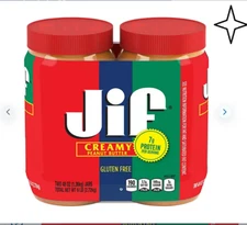 Jif Creamy Peanut Butter (48 oz., 2 pk.)