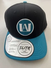 My Hero Academia Snap Back Hat Cap Black Blue Bio World Elite Flex