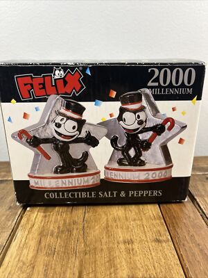 【レア】フェリックス・ザ・キャット　ソルト＆ペッパー Felix The Cat Millenium 2000 Salt & Pepper Set | eBay