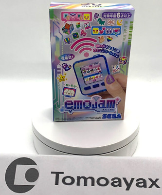  SEGA FAVE Emojam Cosmic Blue, Portable Bluetooth Speaker, LED Light