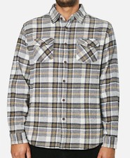 KATIN Men's VINCENT Flannel Shirt - Small - V WHT - NWT