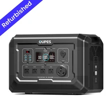 OUPES 2048Wh Mega 2 Portable Power Station 2500W Solar Generator LiFePO4 Battery