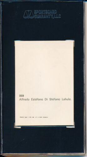 1968 #232 Dura Alfredo Di Stefano DiStefano SGC 40 = PSA 3 super seltene Fußballkarte - Bild 2 von 2