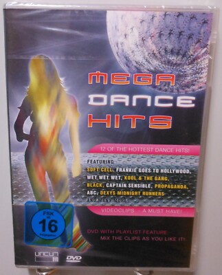 Mega Dance Hits DVD 12 Hottest Tracks in Bild und Ton Party Fete Kult #T368