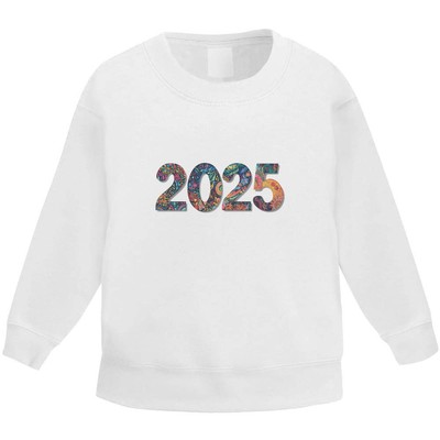 'Colourful 2025' Kid's Sweatshirt / Sweater / Jumper (KW051962)