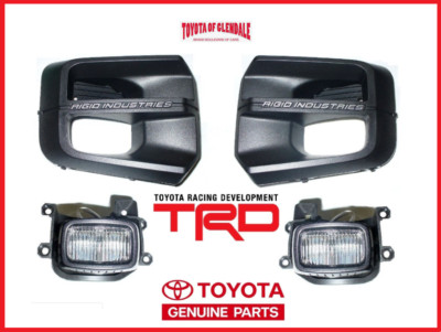 2016-2023 TOYOTA TACOMA TRD PRO RIGID INDUSTRIES LED FOG LIGHT KIT GENUINE OEM