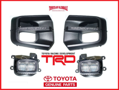#ad 2016 2023 TOYOTA TACOMA TRD PRO RIGID INDUSTRIES LED FOG LIGHT KIT GENUINE OEM $533.80