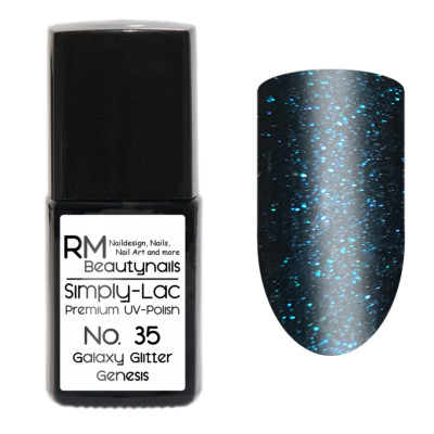 10ml Uv Led Gel Lack Polish Galaxy Glitter Türkis Blau Hellblau Nagelgel Nails 