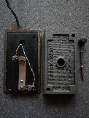 Antique 1917 Haughton Elevator Company Call Station Complete Assembly