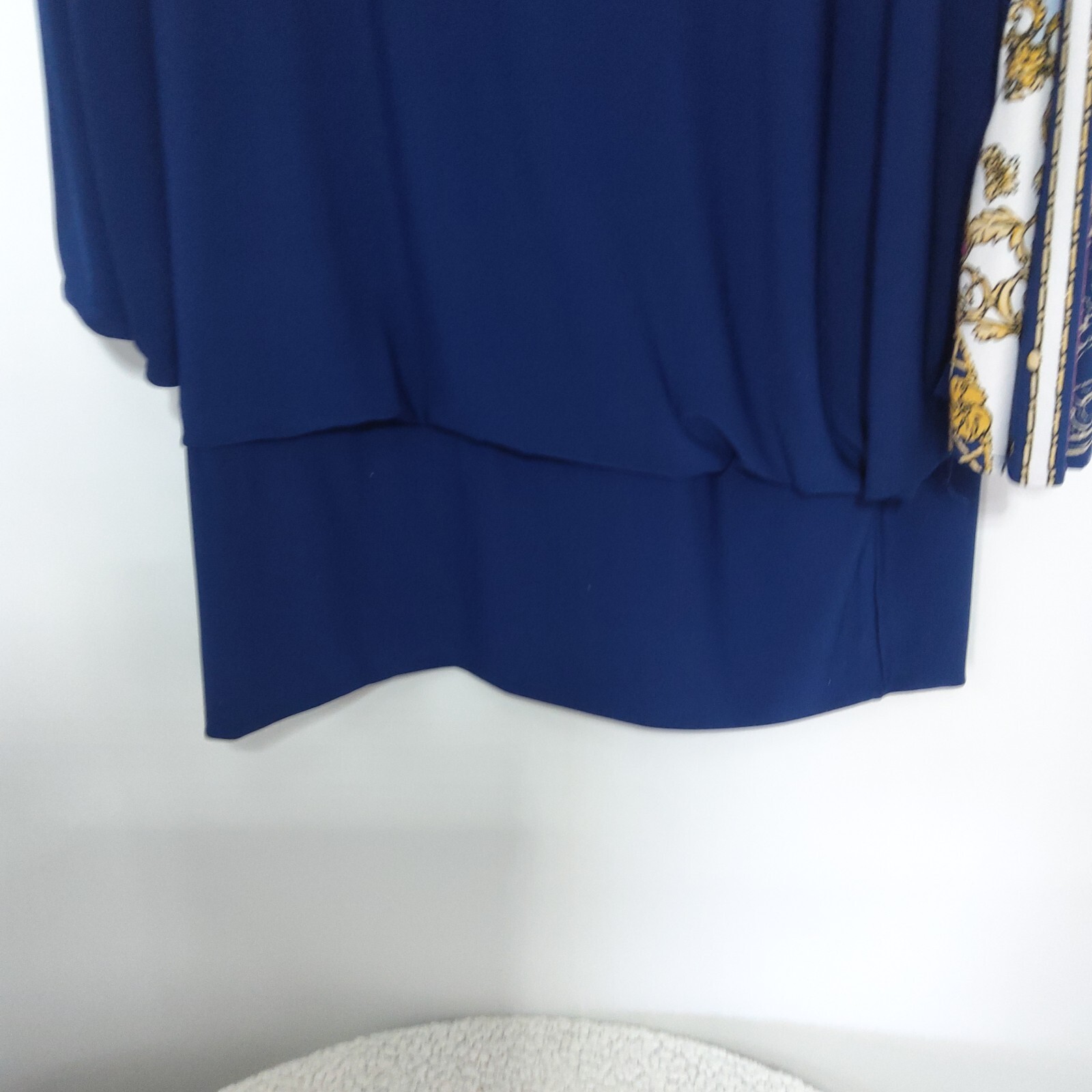 simonton Says Large Patterned Batwing Blouse - image 6