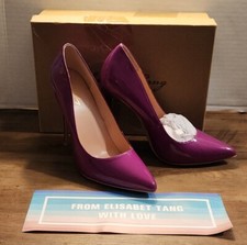 Elisabet Tang High Heels, Women Pumps Pointed Toe Stilettos 4.7 inch/12cm size 8