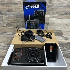 Pyle PWMA83UFM, 100W Portable PA System Mic, Fm Radio, mp3/USB, Aux-in/out