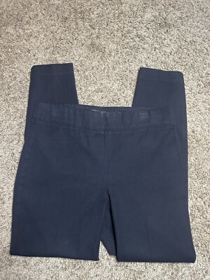 Talbots Skinny Ankle Pull On Black Jeans Size