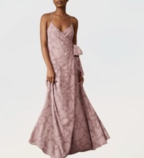 Anthropologie BHLDN Reid Dress Size Medium M Lilac Pink Wedding Party
