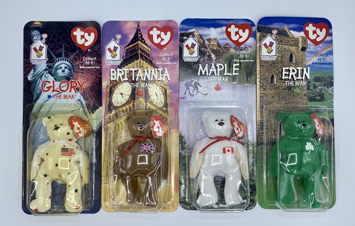 TAG ERRORS TY Beanie Babies Ronald McDonald House Charities