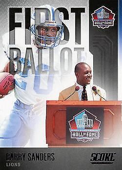 Barry Sanders 2022 Score Football - First Ballot #FB-BS - Detroit Lions - Picture 1 of 2