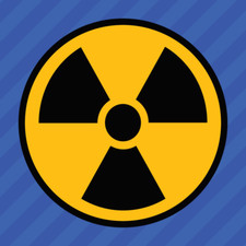 Nuke Radioactive Nuclear Radiation Warning Symbol Vinyl Decal Sticker