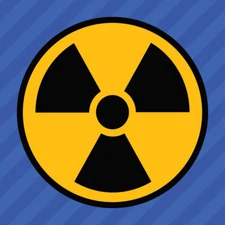Nuke Radioactive Nuclear Radiation Warning Symbol Vinyl Decal Sticker