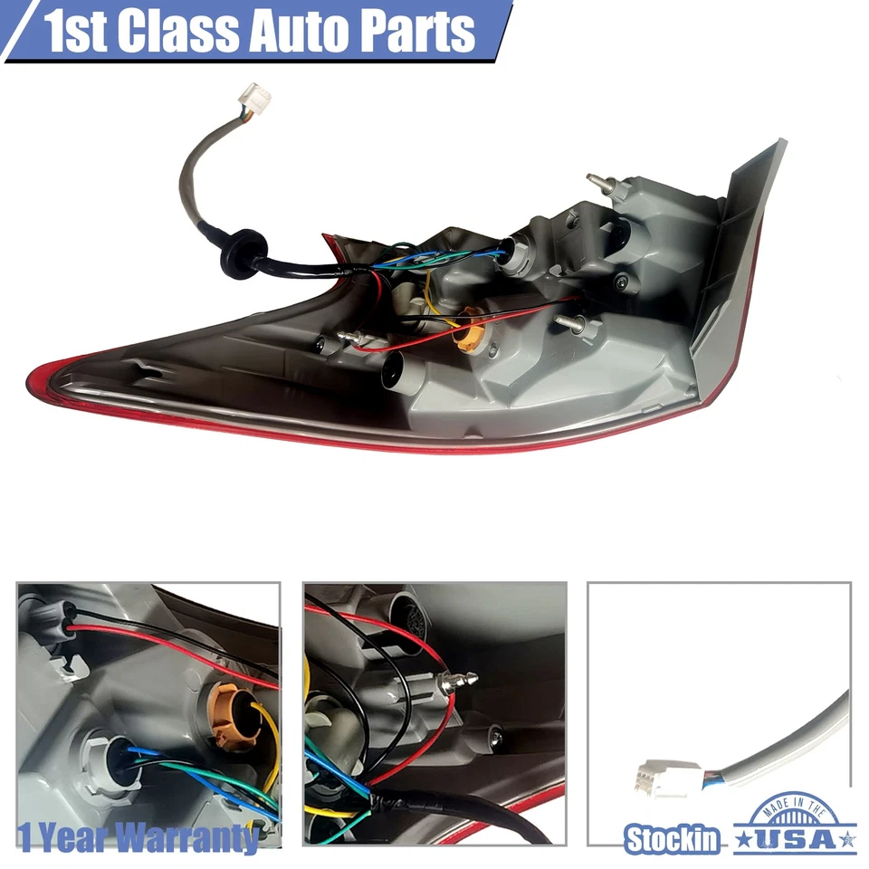 Luz trasera exterior izquierda del lado del conductor para Nissan Sentra NI2804108 2016-2019 Foto 3 de 4