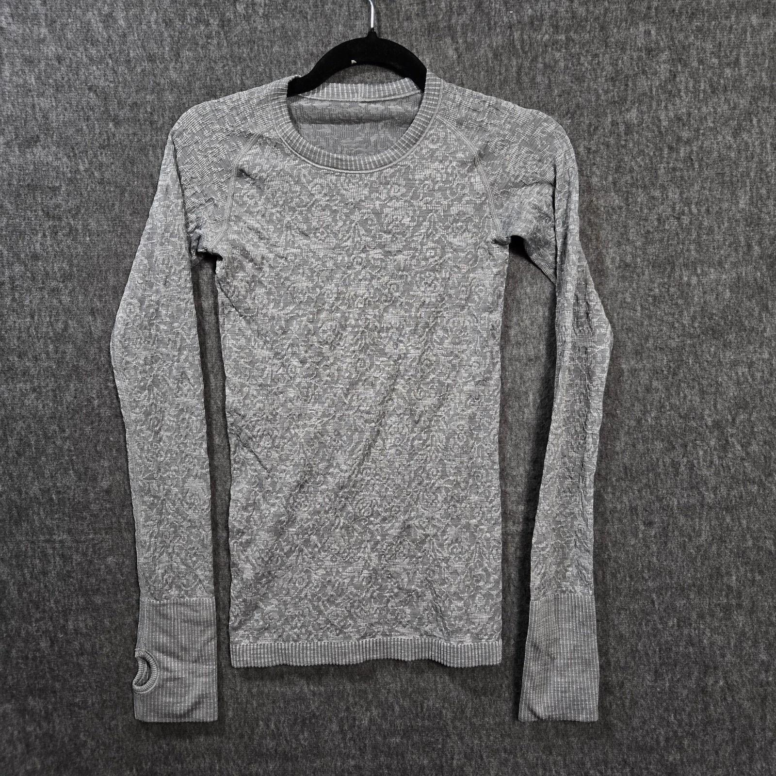 lululemon ribbed thumbhole restless pullover shirt