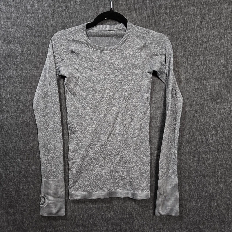 lululemon ribbed thumbhole restless pullover shirt