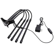 LED Grow Light 80W Auto ON / Off Grow Lamp 4 Head Timing For Indoor Plants USB