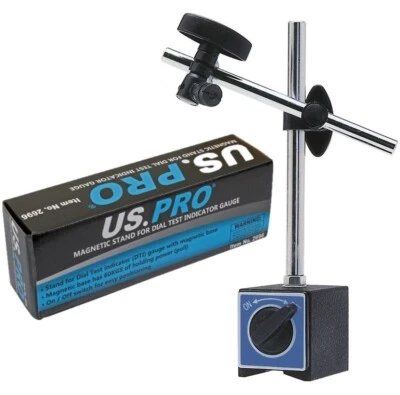 MAGNETIC STAND for DTI CLOCK DIAL TEST INDICATOR GAUGE by US PRO TOOLS