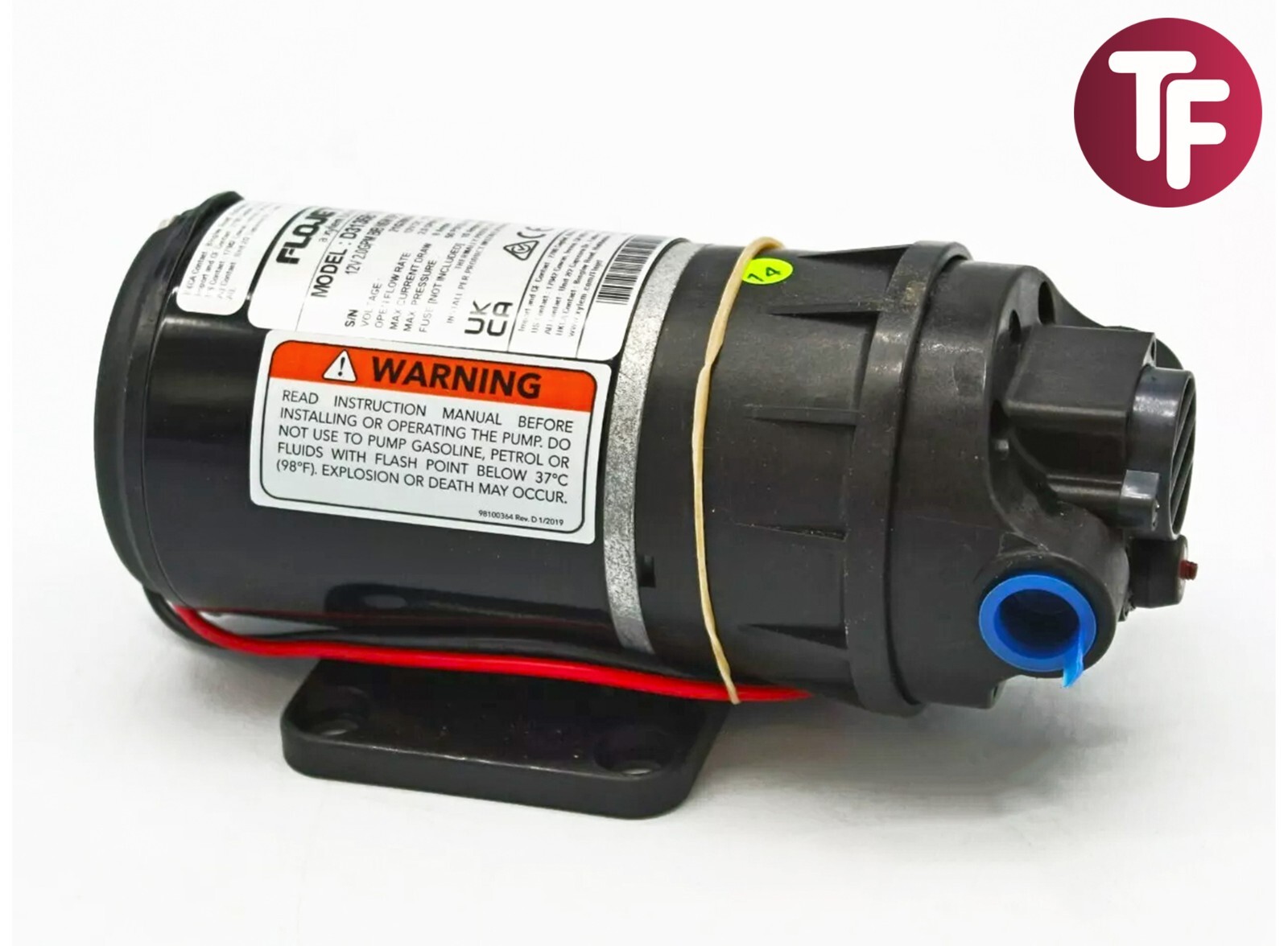 Bomba Autocebante Duplex II Flojet D3135B1311AR (Totton) 3/8" NPT - 7.6 LPM 12v