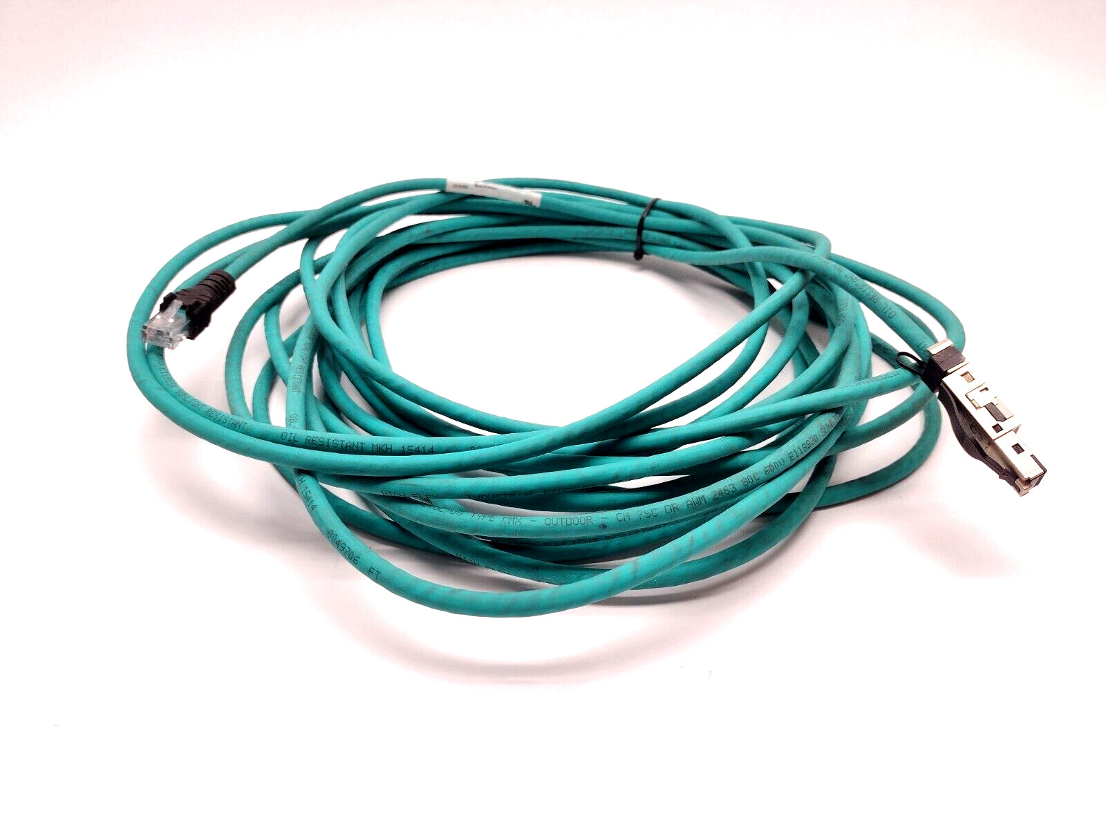Turck RJ45 440-15M Ethernet Cordset Male RJ45 PVC 10m Length U3-01262