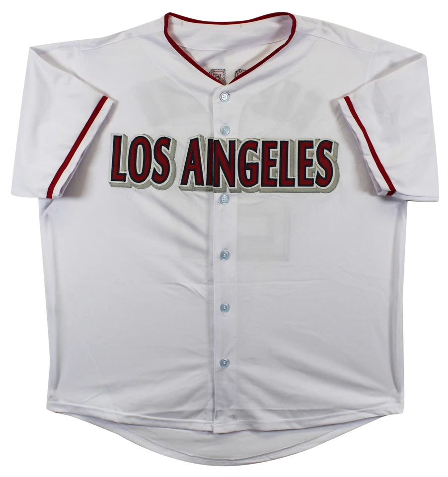 Vladimir Guerrero Authentic Signed White Pro Style Jersey BAS Witnessed - Image 3 of 3