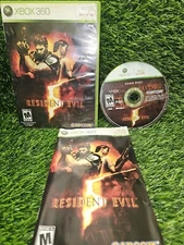 Resident Evil 5 - (Xbox 360, 2009) *Good Condition* Complete Cib W Manual Tested