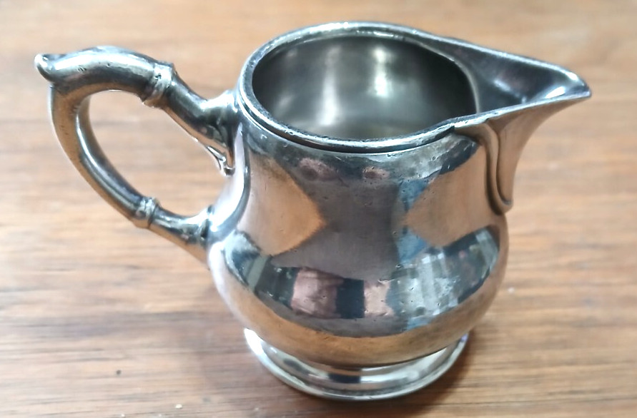 Vintage Art Krupp Berndorf Silver Creamer.Little Wear. Very Nice Piece.