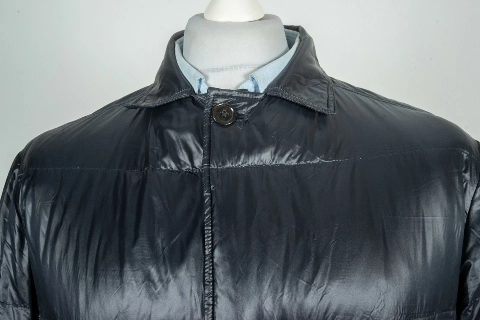 -Mens Herno Lightweight Puffer Navy Jacket Size 48 L - Image 2 of 4