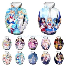 Anime 3D Print Hoodies Casual Pullover Jacket Men/Women/Teens