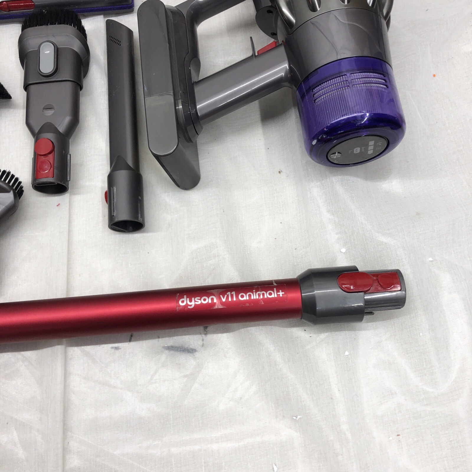 Dyson V11 SV15 Animal+ Cordless Vacuum Cleaner with Red Wand and 9