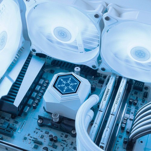 SilverStone PF360W-ARGB-V2 Premium All-In-One liquid cooler with ARGB lighting - Picture 6 of 9