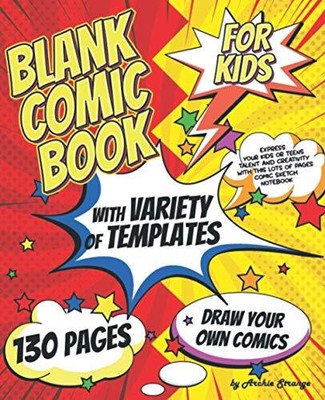 Blank Comic Book for Kids with Vari..., Strange, Archie 9781729197851 | eBay