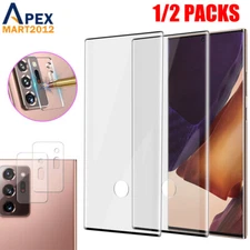 For Samsung Galaxy Note 20 Ultra Tempered Glass Screen Protector Camera Cover