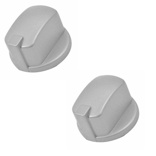 Spares2go Boutons de Commande compatible avec Indesit Four (Lot de 3, Argenté/Inox