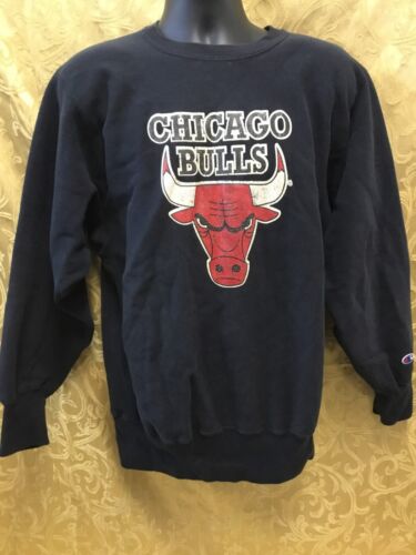 Vintage Champion Chicago Bulls NBA hoops Reverse Weave Crewneck Sweatshirt Large