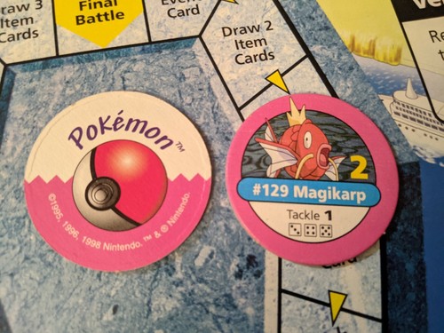 1999 Pokemon Master trainer Board Game Replacement Parts U PICK POG Card Token - Picture 116 of 215