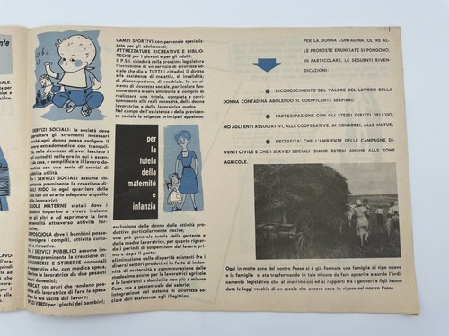 Opuscolo propaganda votazione vintage Partito Socialista Italiano P. S. I. - Picture 3 of 4